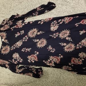 Open shoulder knee length/mini dress
